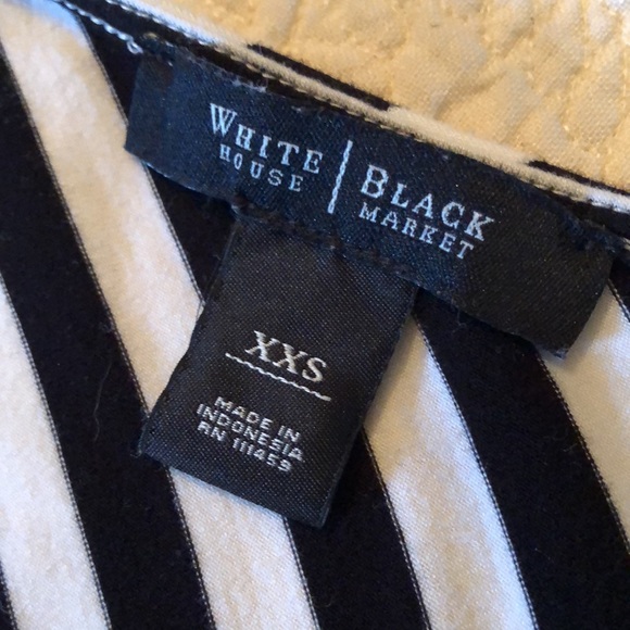 WHBM Cross front Horiz silver tone detail, body hugging tank top - Picture 7 of 10